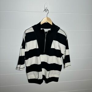 Black and White Striped Set